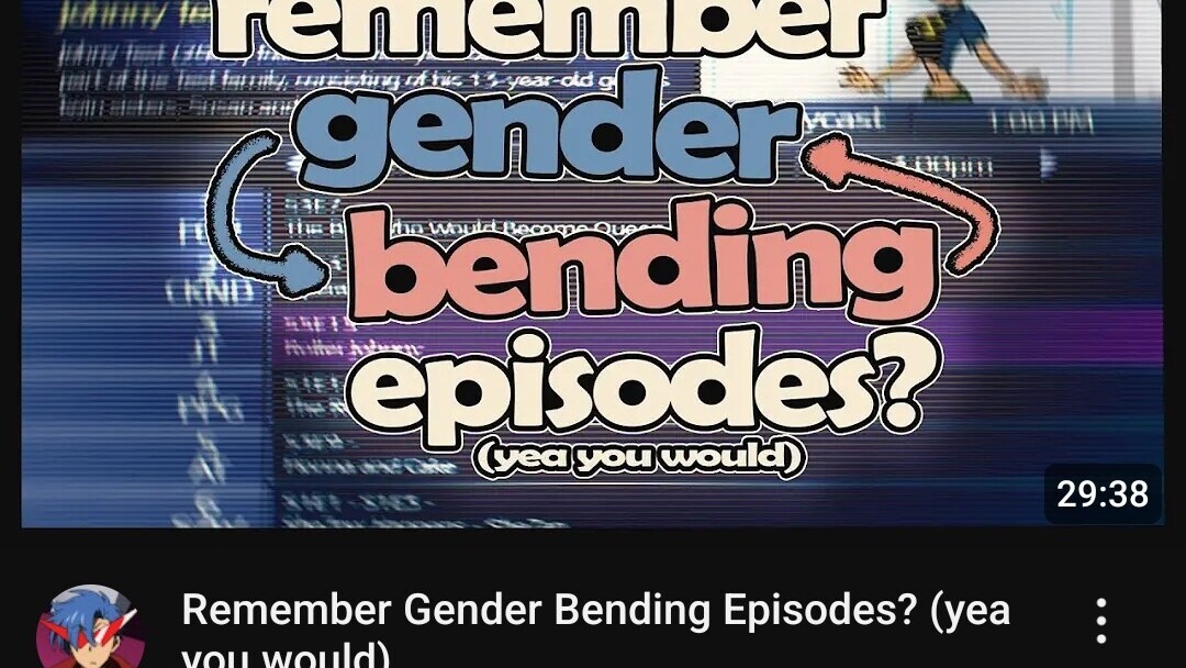 YouTube video by co2goldy titled "Remember Gender Bending Episodes? (yea you would)"