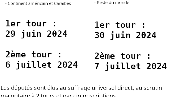 allez voter aux élections législatives