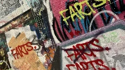 In Ann Arbor’s Graffiti Alley, some say ‘Farts’ is art, others say it stinks